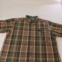 Columbia PHG Men's Sz L Brown Plaid Vented Short Sleeve Button-Down Shirt HM0025 image 7