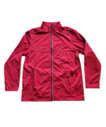 Core 365 Mens Red Unlined Lightweight Polyester Jacket Size Large RN108030 - $21.65 CAD