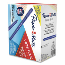 Paper Mate Write Bros Stick Ballpoint Pen Blue Ink 1mm 60/Pack 4621501 - $21.07