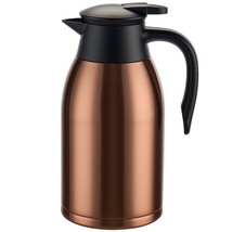 68OZ Warm Water Kettle: Large-Capacity Hot Water Bottle (Champagne Gold) - $21.68