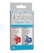 DOC JOHNSON LICKABLE LUBRICANT ORALOVE DUO ORAL SEX LUBE WARMING TINGLING - $325.07 MXN