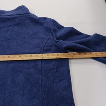 Cabelas RN#74747 Men's Blue Full Zip Fleece Mock Neck Fleece Jacket Size Large image 6