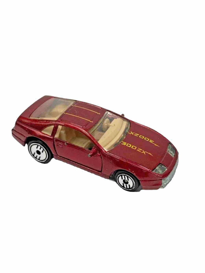 Primary image for Hot Wheels Nissan 300ZX Burgundy Diecast Toy Car 1989 Mattel Vintage