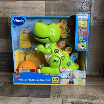 Vtech Mix and Match A Saurus Educational Toy Sings Dances Pretend Play Age 2-5 - $25.39
