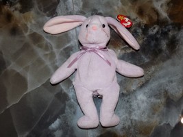 TY Floppity Bunny Beanie Baby  Star&#39;d Tush 1996 Rabbit Vintage NWD - £20.42 GBP