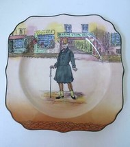 Royal Doulton Dickens Ware 7 3/4&quot; Square Mr. Micawber D 6327 England - £13.58 GBP