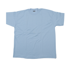 NOS Vintage 90s Rockabilly Streetwear Mens 2XL Blank Shirt Light Blue 50/50  - £23.42 GBP