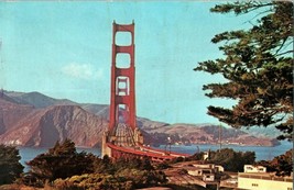 Panoramic View Golden Gate Bridge California Postcard - £2.88 GBP