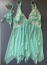 AvidLove Women Lace Lingirie Front Closure Babydoll V Neck Chemise Size ... - $328.39 MXN