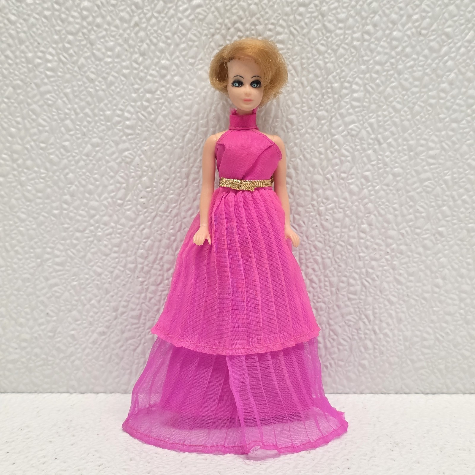 Vintage Dawn Topper Doll Jessica Bubble Haircut Pink Neat Pleats Dress G... - $74.15
