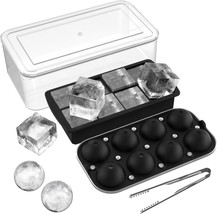 Large Ice Cube Tray for Whiskey: Ice Ball Maker for Cocktails - Large Ic... - £10.82 GBP