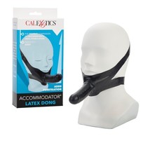ACCOMMODATOR THE ORIGINAL ULTIMATE DONG BLACK FACE DILDO ORAL STIMULATOR - $27.71