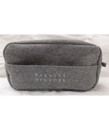 Barneys New York Make-Up Bag Cosmetic Toiletries Case Gray Felt Ltd. Edi... - $33.31 CAD