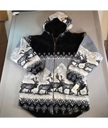 Mazmania Elk Herd Hoodie Women’s M NWT USA Made Wildlife Fleece Full Zip... - $1,398.54 MXN