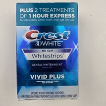Crest 3D Whitestrips, Vivid Plus, Teeth Whitening Strip Kit, 24 Count - £19.71 GBP