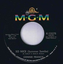 Connie Francis So Nice 45 rpm All The Love In The World - $3.95