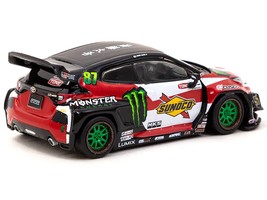 Toyota Yaris #87 Red and White with Black Top and Graphics &quot;Monster Energy - Pa - £23.87 GBP