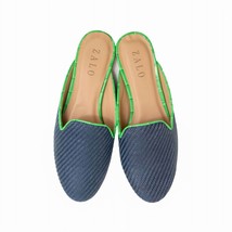 House Of Zalo women&#39;s raffia mule in Navy - £78.73 GBP