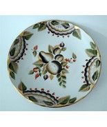 Gorgeous USSR Russia Hand Decorated 11&quot; Pear Bowl c1970&#39;s - £92.89 GBP