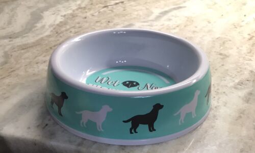 Wet Nose Warm Heart  Melamine Dog Bowl 2 Inches Tall X 6 Inches Diameter - $8.79