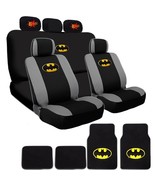 Ultimate Batman Car Seat Cover Mats Classic BAM Headrest Covers For Ford - £50.94 GBP