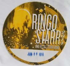 RINGO STARR - 2014 ORIGINAL CONCERT TOUR CLOTH BACKSTAGE PASS ***LAST ON... - £8.01 GBP