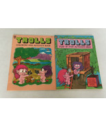 Vintage trolls coloring and activity book pad PB 1990s honey bear books - $19.75
