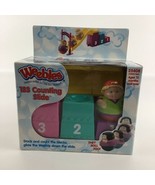 Weebles 123 Counting Sliding Board Stack Count Blocks Toy Vintage 2001 H... - $29.65