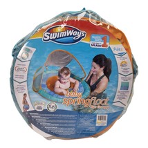 SwimWays- Baby Spring Float Sun Canopy Aqua Green - £19.57 GBP