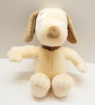 Snoopy Plush Peanuts Stuffed Animal Sekiguchi A Gift From Angel Cream Tan 14&quot; - £31.69 GBP