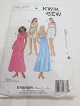 Kwik Sew Sewing Pattern 2767 VTG  90&#39;s Nightgowns Partial cut - £7.81 GBP