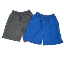 BCG Bundle of 2 Boys Athletic Shorts Gray/Blue Sz. S - $221.44 MXN