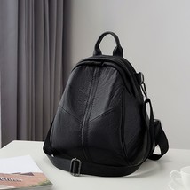 Women Backpack High Quality Genuine Leather Mochila Escolar School Bags For Teen - £79.09 GBP