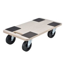 HI Moving Trolley with 4 Wheels &quot;Dolly&quot; 58x29x1.8 cm Plywood - £29.49 GBP