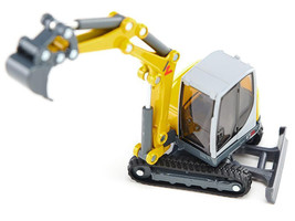 Wacker Neuson ET65 Track Excavator Yellow Gray 1/50 Diecast Model Siku - £28.46 GBP