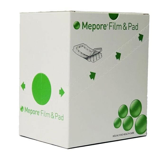 Mepore Film &amp; Pad Absorbent Dressing(s) 5cm x 7cm - Wounds Cuts Abrasions - $2.95+