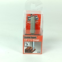 Vermont American Router 1/2&quot; Straight Bit 1 1/4&quot; Depth 1/4&quot; Shank Carbid... - £7.15 GBP