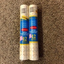 Vintage 1994 Rubbermaid Shelf Liner Posy Spice 2 Rolls NEW Old Stock Sealed - £14.86 GBP