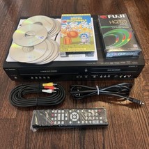Funai ZV427FX4 A DVD Recorder VHS Combo Remote Manual VHS Blank Dvds Mov... - $242.96