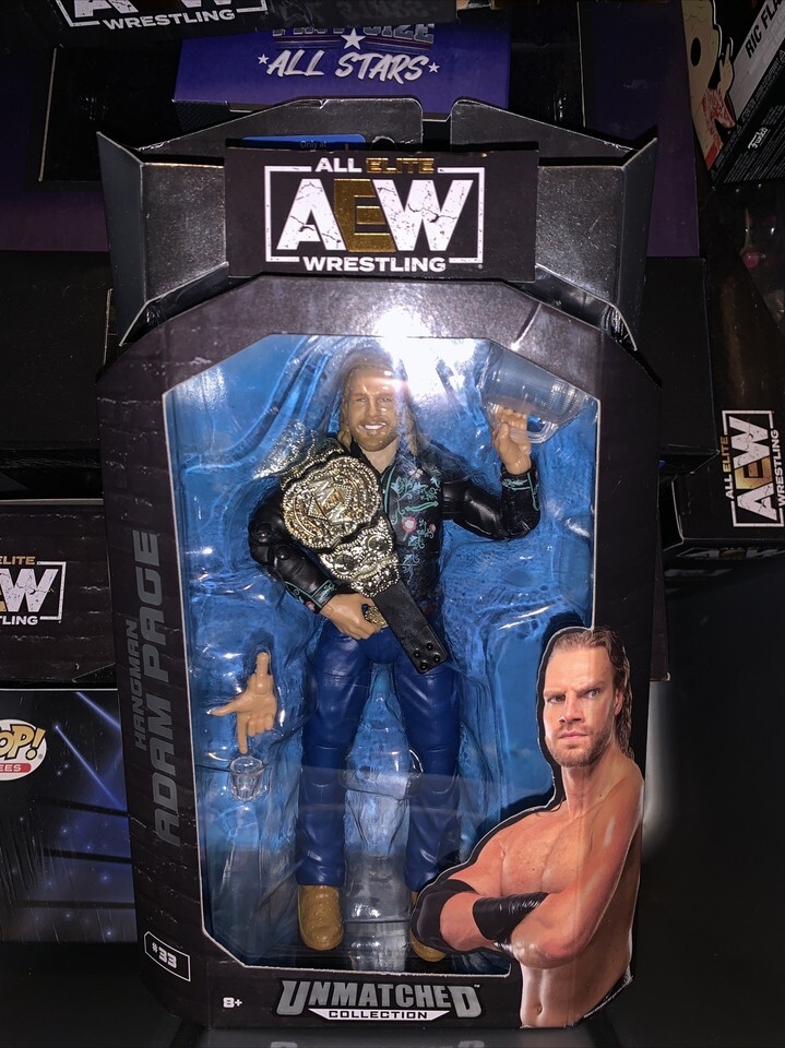 AEW Unmatched #33 Hangman Adam Page Wrestling Figure Walmart Exclusive - $12.61