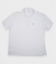 Johnnie O Shirt Mens 2XL Hangin Out Polo White Cotton Stretch Golf Performance - $19.20