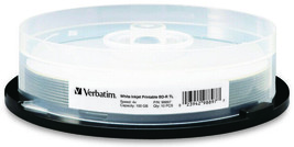 Verbatim 100GB White Inkjet Hub Triple Layer 4X Blu-ray BD-R Xl 10-Pak, #98897 - $107.97