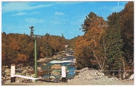 Postcard Picturesque Falls Sand River Lake Superior Route Sault Ste Marie ON - £2.32 GBP