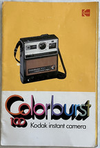 vintage Kodak --- Colorburst 100 instant camera owners manual book  - $14.99