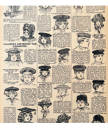 1901 Caps Toques Tam Reproduction Advertisement Sears Fashion Clothing D... - $28.04 CAD