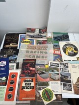 Huge VTG Car Magazine stickers brouchers &amp; more Ford Daytona Shelby Olds... - £46.60 GBP