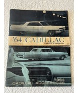 1964 Cadillac Factory Accessories Brochure &amp; Owners Manual Eldorado DeVi... - $35.64