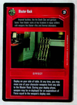 Blaster Rack CCG Card - Star Wars Premier Set - Decipher - 1995 - $1.49