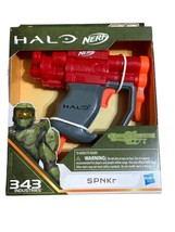 NERF MicroShots Halo SPNKr -- Mini Dart-Firing Blaster and 2 Darts, NEW!!! - £9.91 GBP