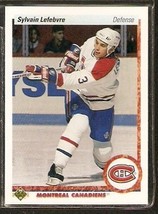Montreal Canadiens Sylvain Lefebvre RC Rookie Card 1990 Upper Deck #421 - £0.39 GBP
